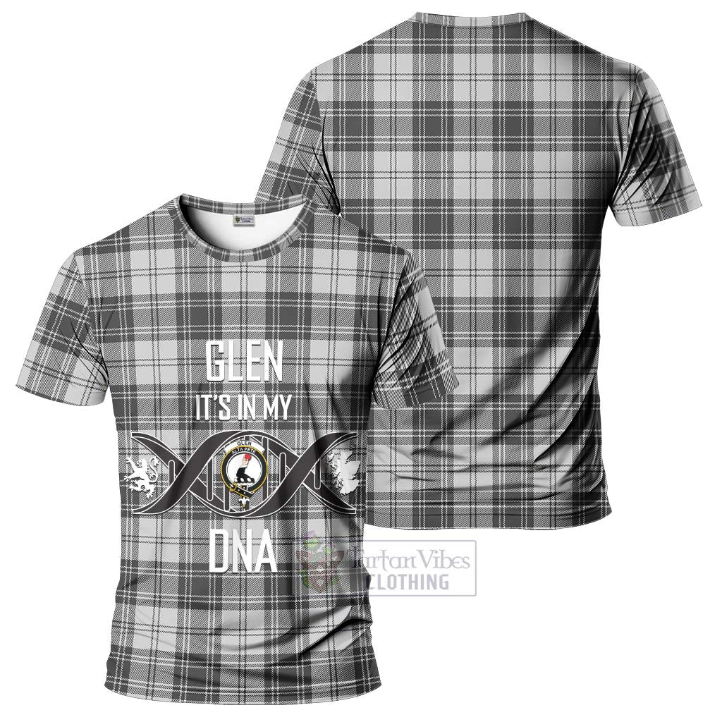 Tartan Vibes Clothing Glen Tartan T-Shirt with Family Crest DNA In Me Style