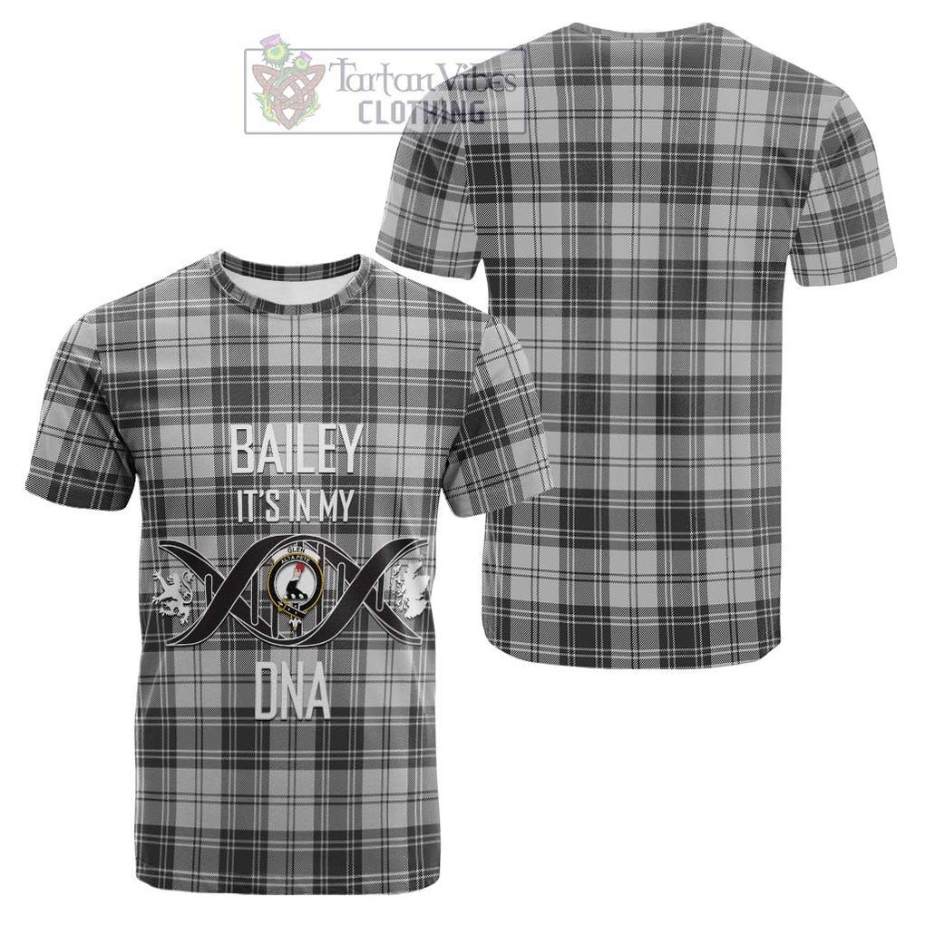 Tartan Vibes Clothing Glen Tartan Cotton T-shirt with Family Crest DNA In Me Style