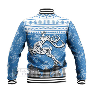 Glen Clan Christmas Baseball Jacket Celtic Reindeer Style