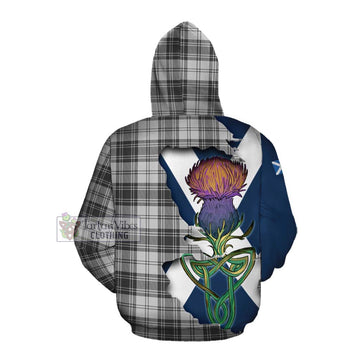 Glen Tartan Family Crest Cotton Hoodie Scottish Thistle Celtic Inspired Pullover Hoodie - Tartan Vibes Clothing