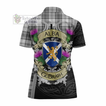 Glen Tartan Family Crest Women's Polo Shirt Lion Rampant Royal Thistle Shield Celtic Inspired - Tartan Vibes Clothing