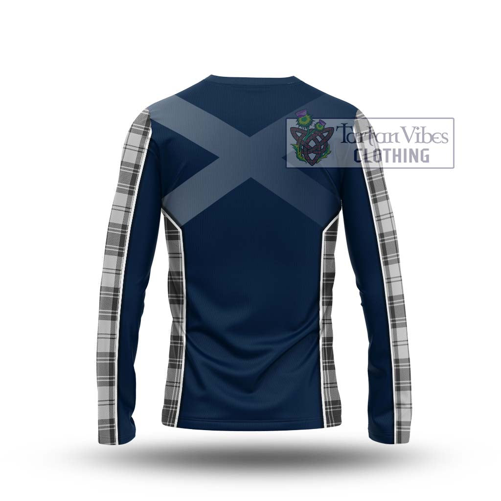 Tartan Vibes Clothing Glen Tartan Long Sleeve T-Shirt with Family Crest and Lion Rampant Vibes Sport Style