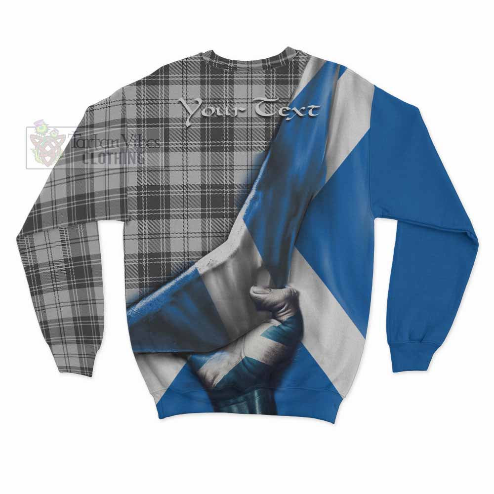 Tartan Vibes Clothing Glen Tartan Sweatshirt with Family Crest Scotland Patriotic Style