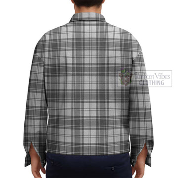 Glen Tartan Unisex Lapel Cotton Jacket