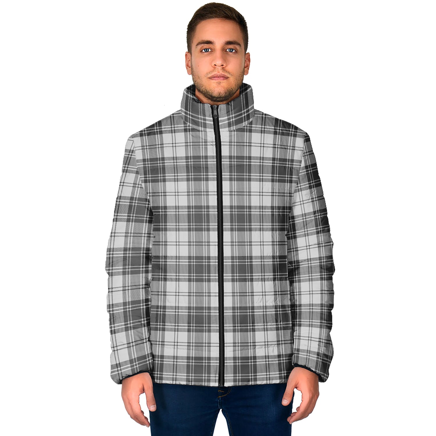 Glen Tartan Padded Jacket - Tartan Vibes Clothing