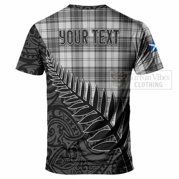 Glen Crest Tartan T-Shirt with New Zealand Silver Fern Half Style