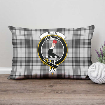 Glen Tartan Pillow Cover with Family Crest