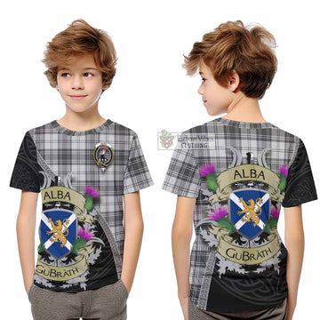 Glen Tartan Family Crest Kid T-Shirt Lion Rampant Royal Thistle Shield Celtic Inspired - Tartan Vibes Clothing