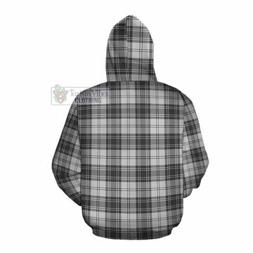 Glen Tartan Cotton Hoodie with Family Crest DNA In Me Style