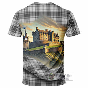 Glen Tartan Family Crest T-Shirt with Scottish Ancient Castle Style - Tartan Vibes Clothing