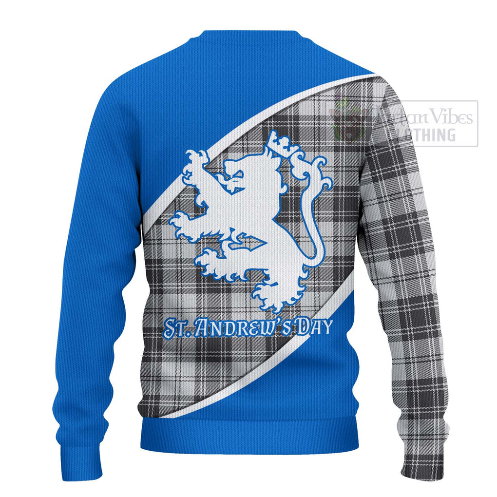 Tartan Vibes Clothing Glen Family Crest Tartan Knitted Sweater Celebrate Saint Andrew's Day in Style