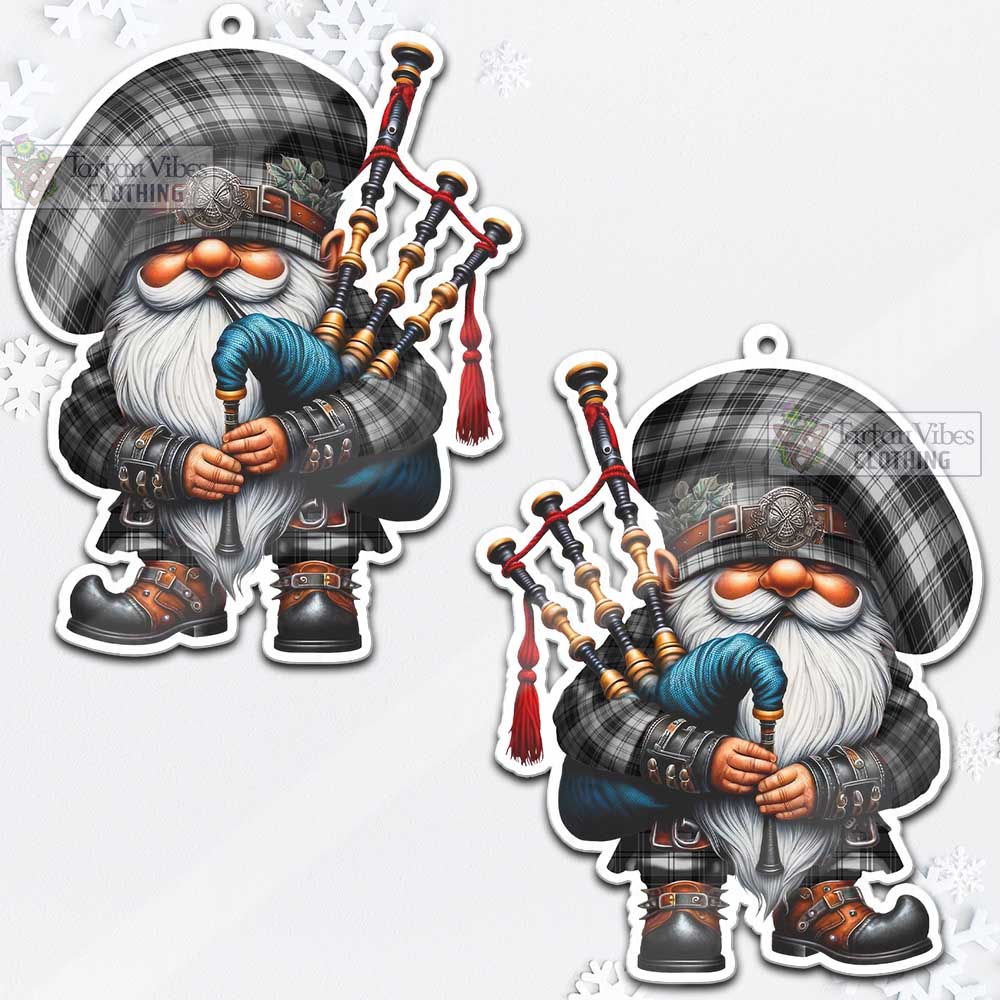 Tartan Vibes Clothing Glen Tartan Badpiper Gnome Christmas Ornament