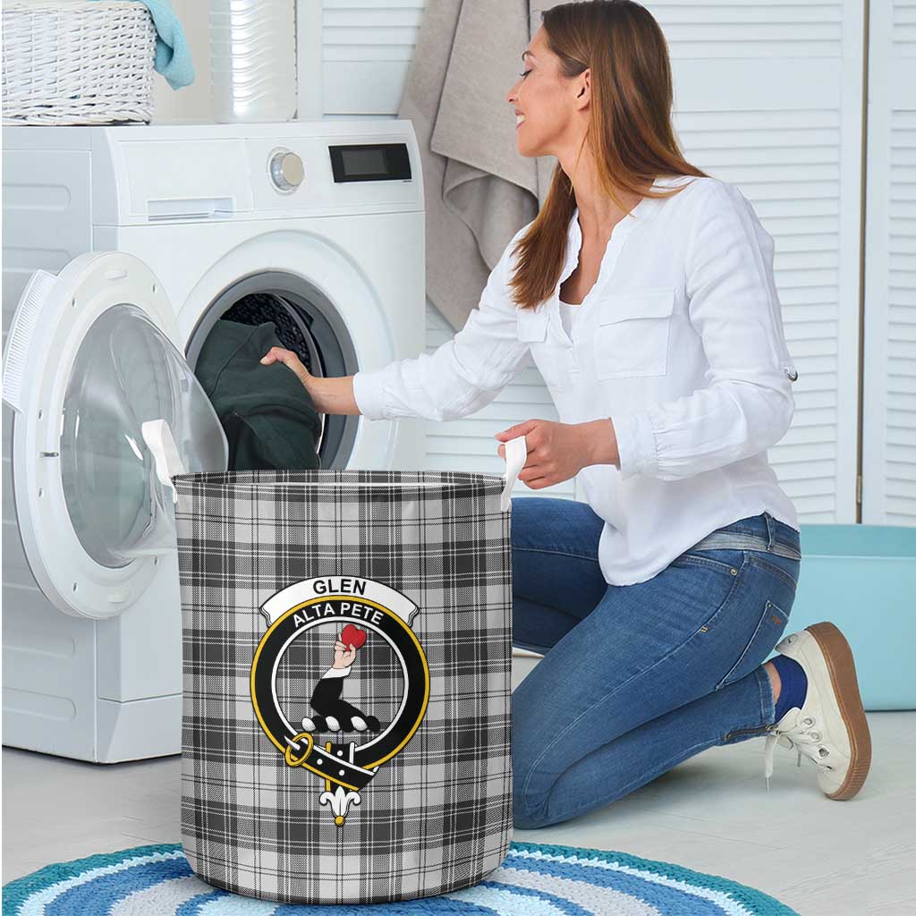 Tartan Vibes Clothing Glen Tartan Laundry Basket with Family Crest