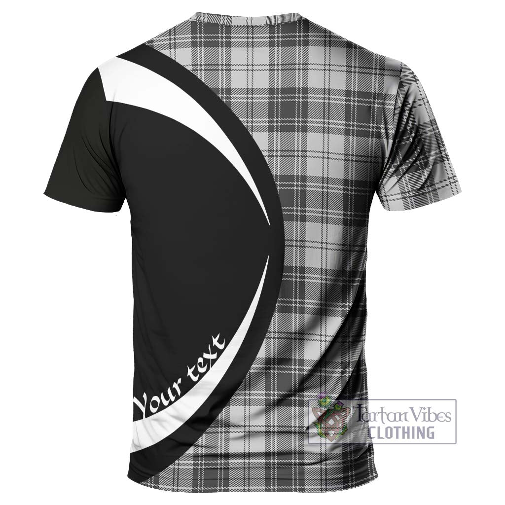 Tartan Vibes Clothing Glen Tartan T-Shirt with Family Crest Circle Style