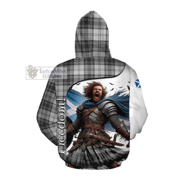 Glen Crest Tartan Cotton Hoodie Inspired by the Freedom of Scottish Warrior Pullover Hoodie - Tartan Vibes Clothing
