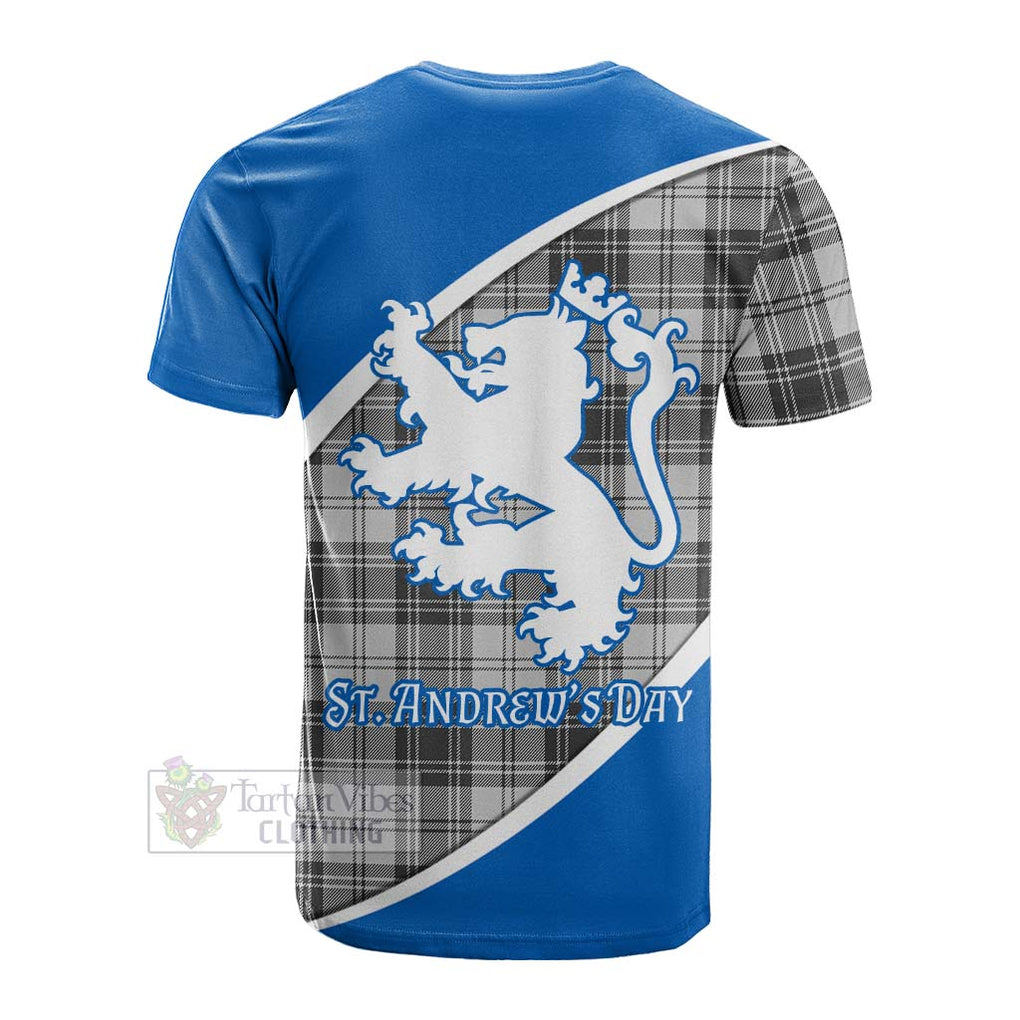 Tartan Vibes Clothing Glen Family Crest Tartan Cotton T-shirt Celebrate Saint Andrew's Day in Style