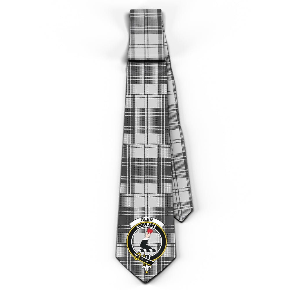 Glen Tartan Classic Necktie with Family Crest - Tartan Vibes Clothing