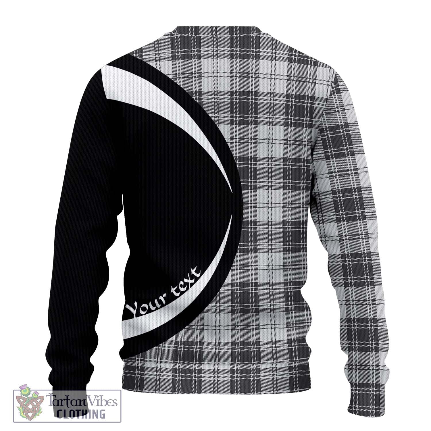 Glen Tartan Ugly Sweater with Family Crest Circle Style - Tartan Vibes Clothing