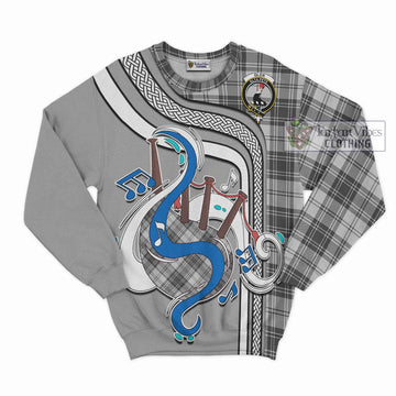 Glen Tartan Sweatshirt with Epic Bagpipe Style