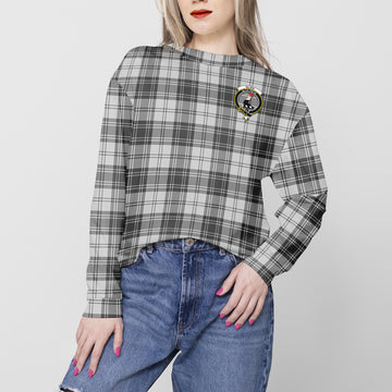 Glen Tartan Sweatshirt with Family Crest