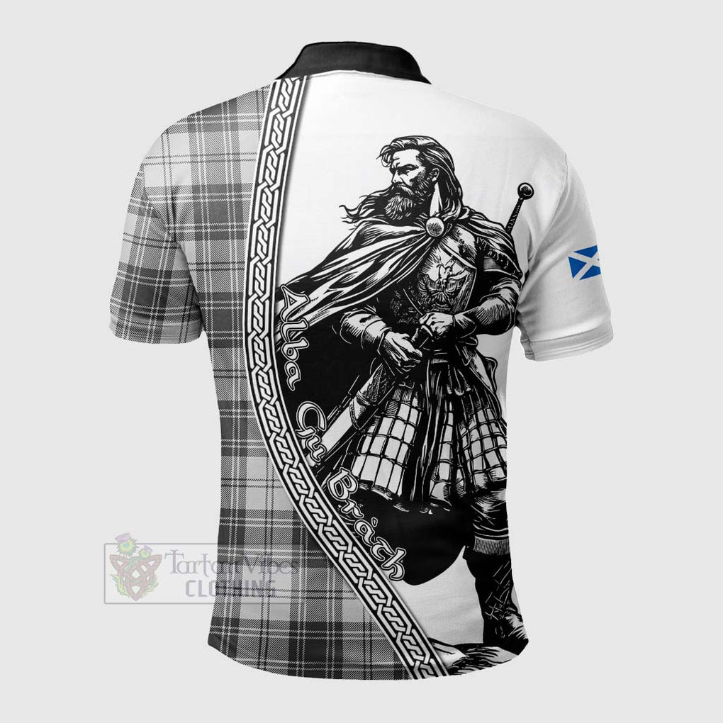 Tartan Vibes Clothing Glen Tartan Clan Crest Polo Shirt with Highlander Warrior Celtic Style