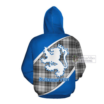Glen Family Crest Tartan Cotton Hoodie Celebrate Saint Andrew's Day in Style Pullover Hoodie - Tartan Vibes Clothing