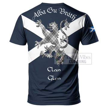 Glen Tartan Lion Rampant T-Shirt  Proudly Display Your Heritage with Alba Gu Brath and Clan Name