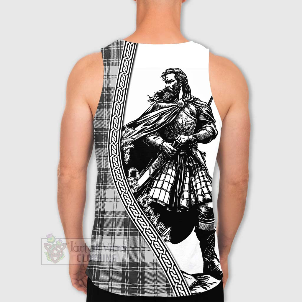 Tartan Vibes Clothing Glen Tartan Clan Crest Men's Tank Top with Highlander Warrior Celtic Style