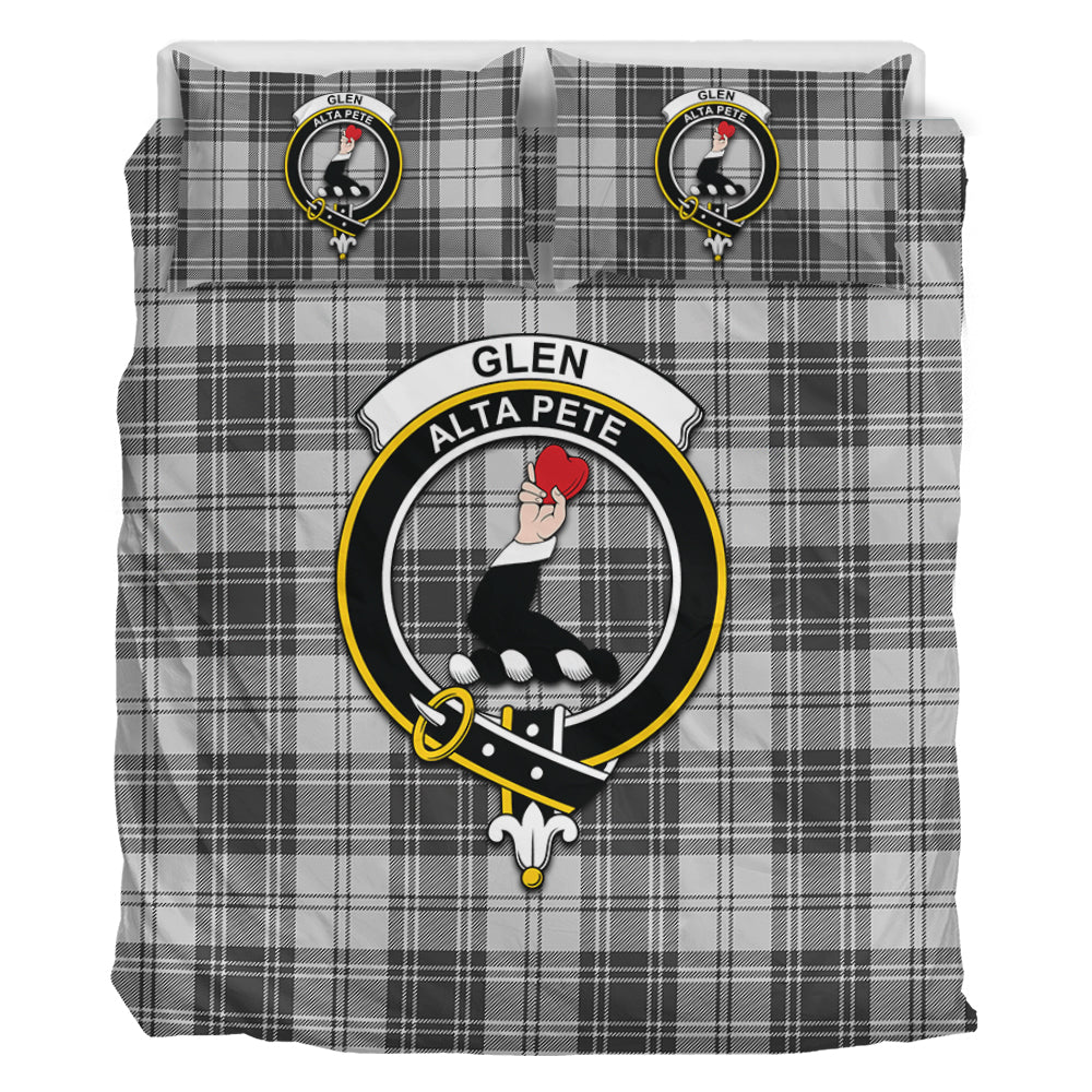 Glen Tartan Bedding Set with Family Crest - Tartan Vibes Clothing