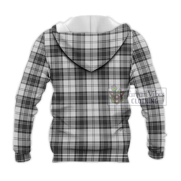 Glen Tartan Knitted Hoodie with Family Crest DNA In Me Style