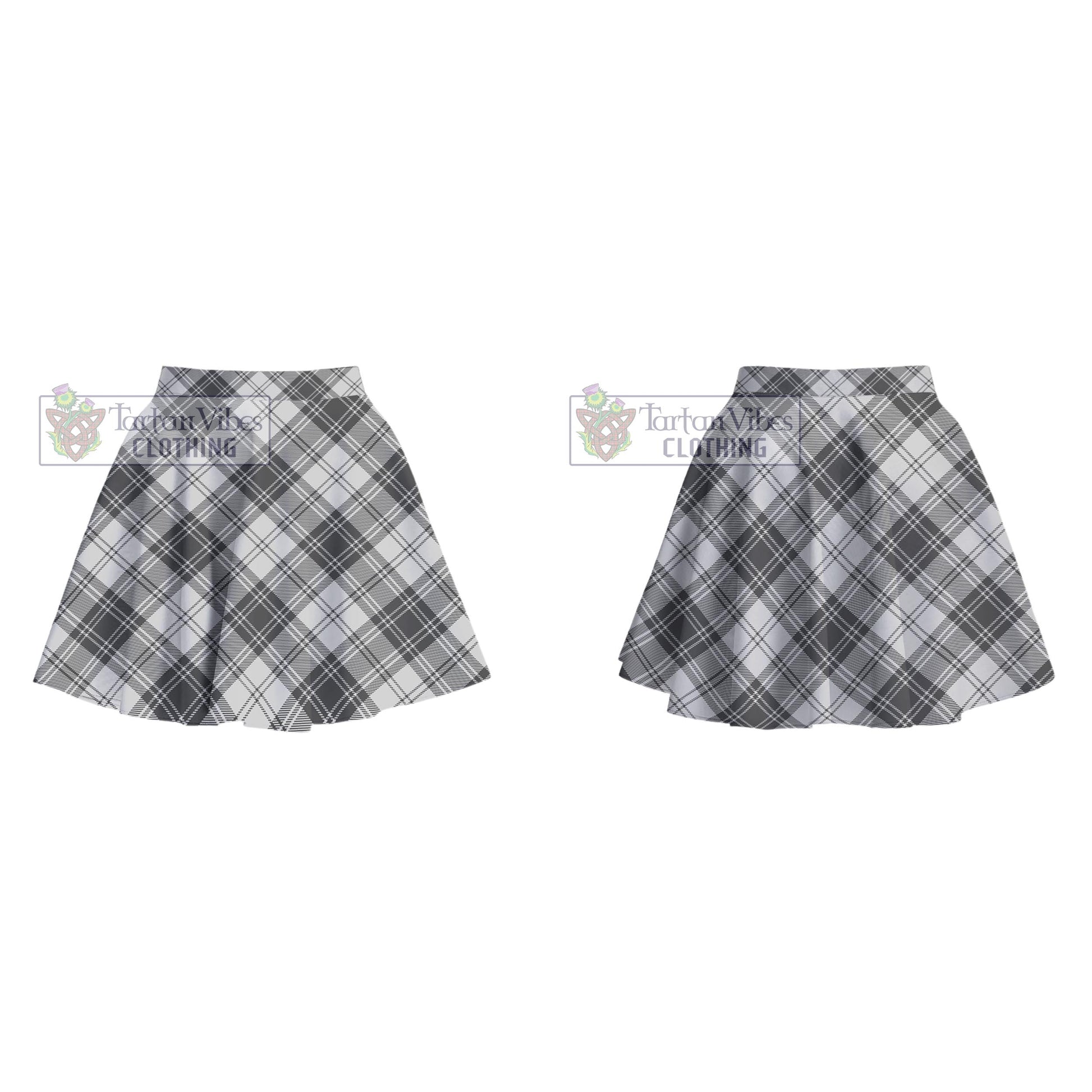 Tartan Vibes Clothing Glen Tartan Women's Plated Mini Skirt