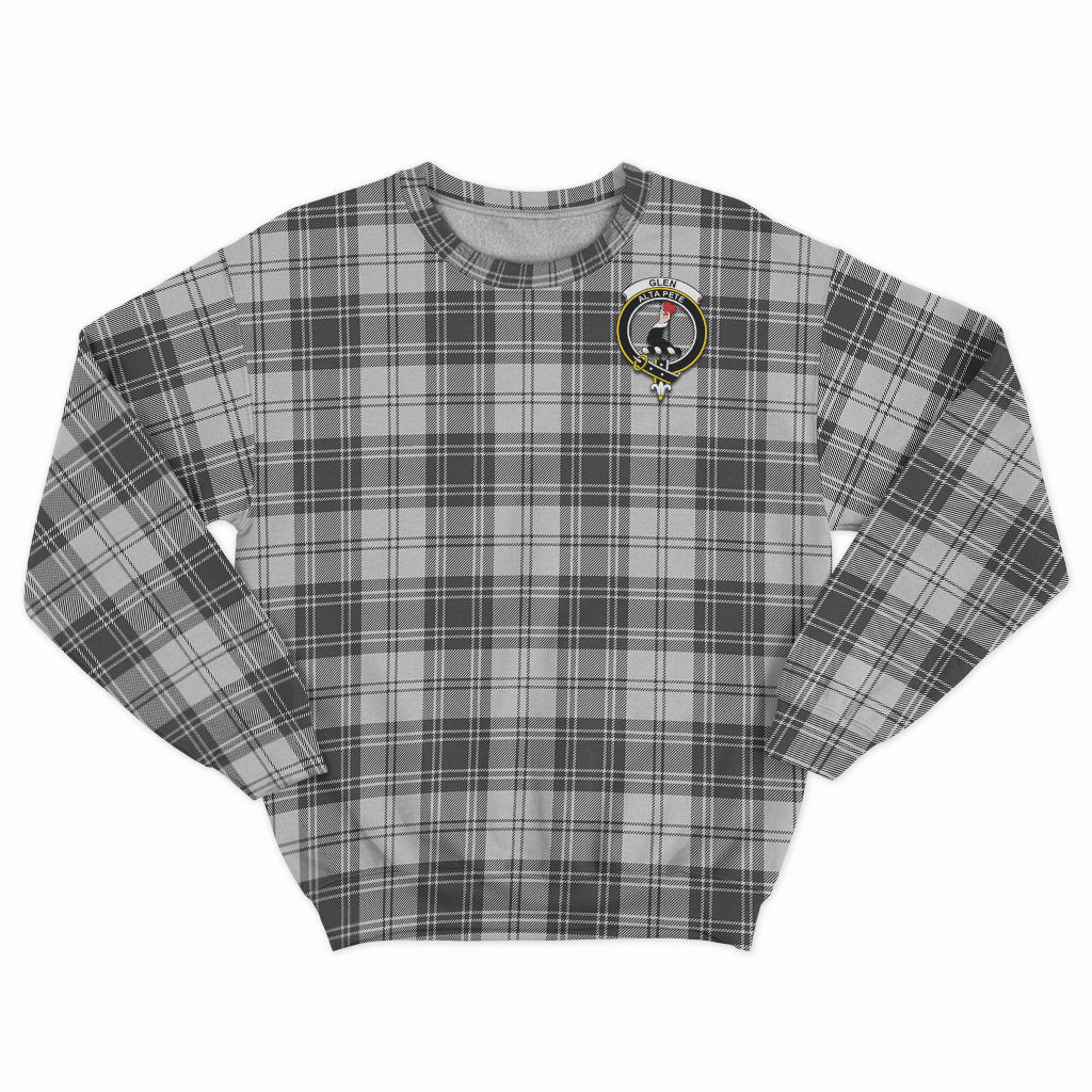 Glen Tartan Sweatshirt with Family Crest - Tartan Vibes Clothing