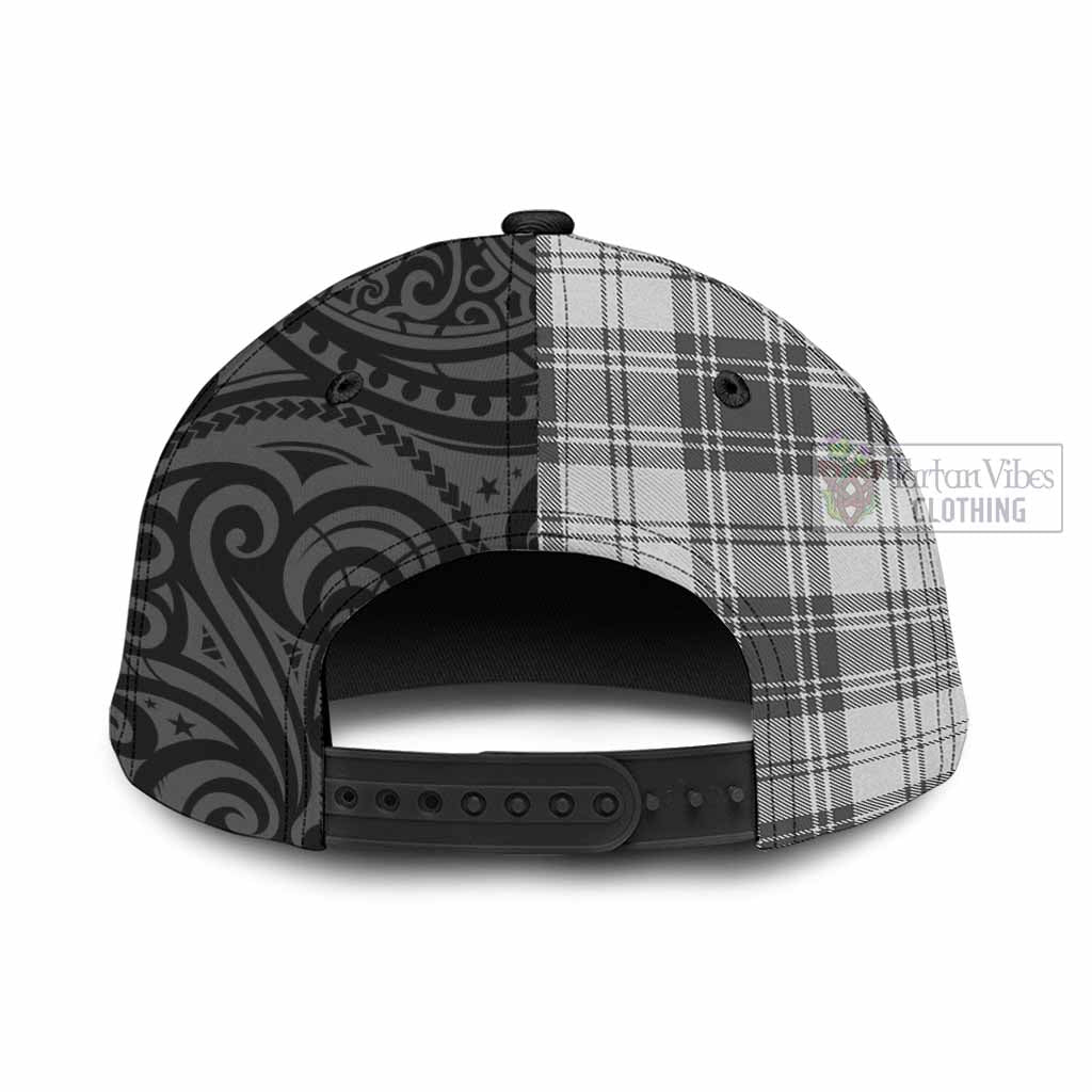 Tartan Vibes Clothing Glen Tartan Classic Cap with New Zealand Silver Fern Half Style