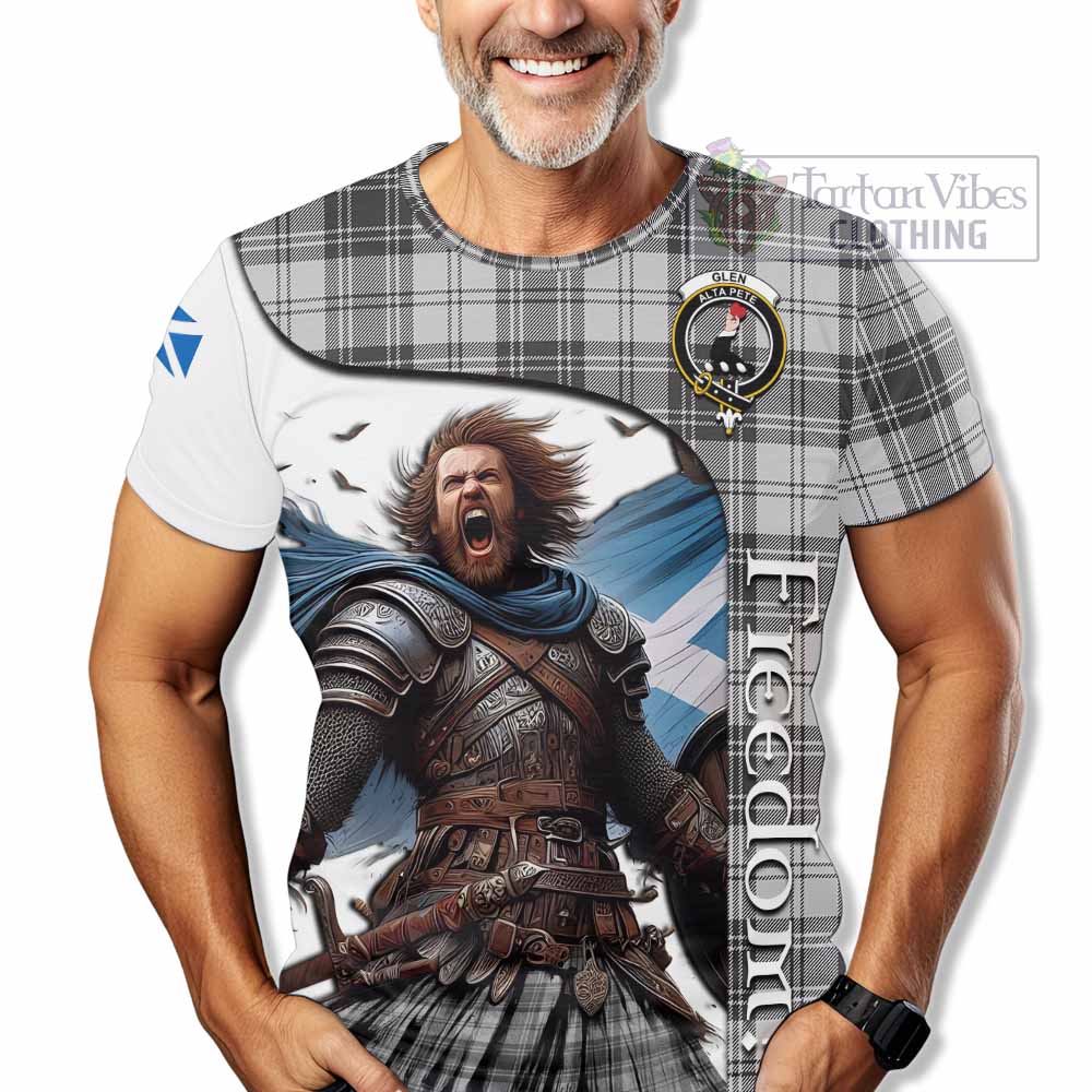 Glen Crest Tartan T-Shirt Inspired by the Freedom of Scottish Warrior