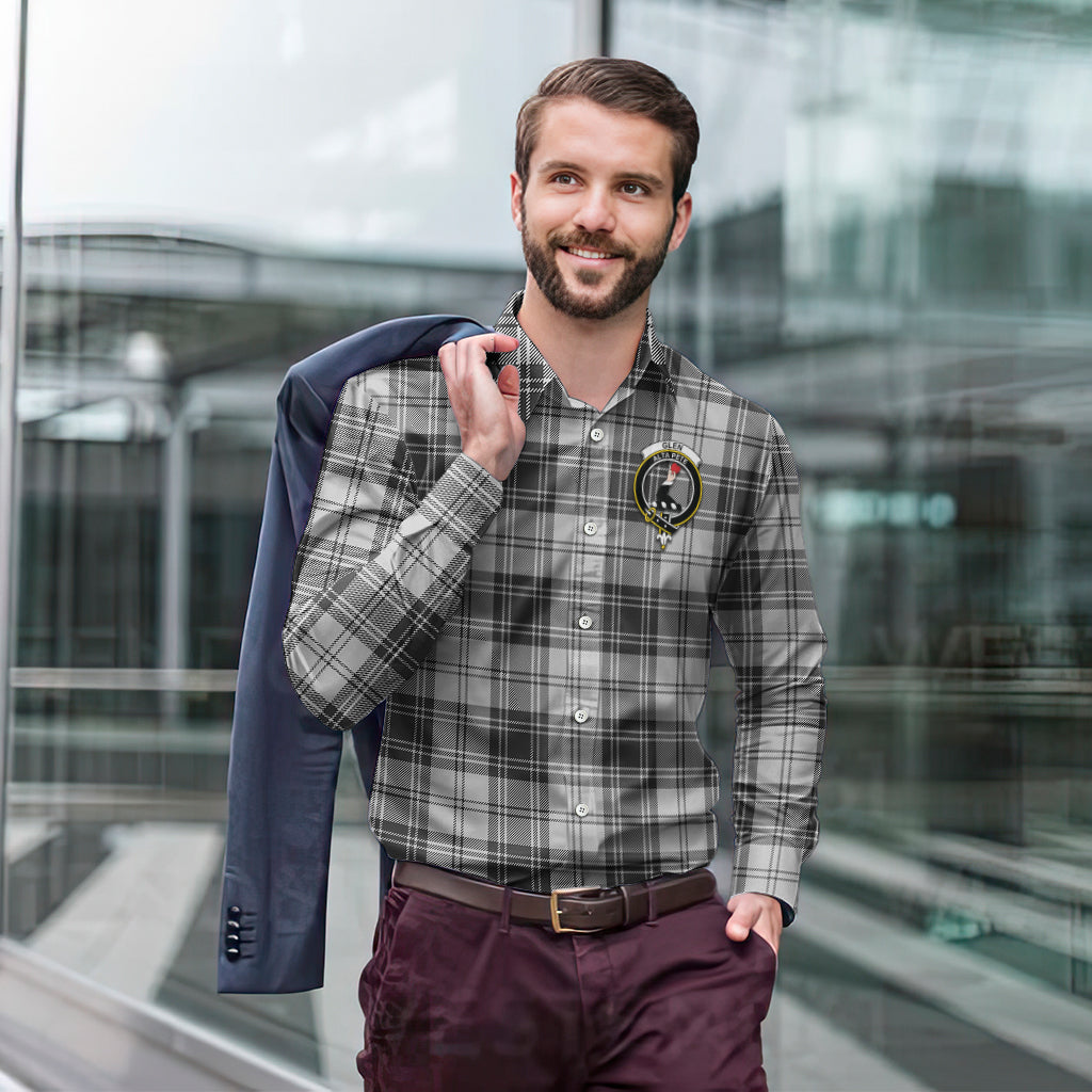 glen-tartan-long-sleeve-button-up-shirt-with-family-crest