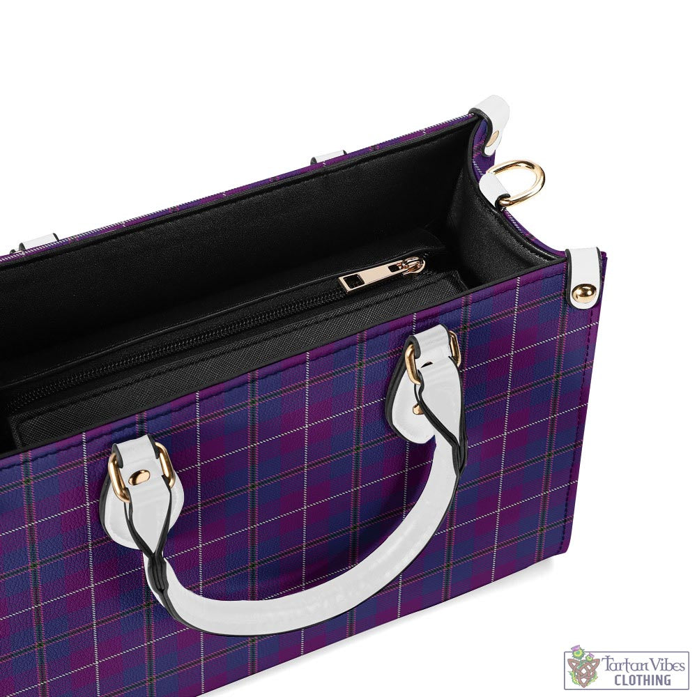 Tartan Vibes Clothing Glencoe Tartan Luxury Leather Handbags