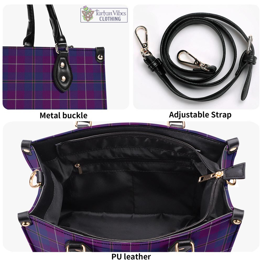 Tartan Vibes Clothing Glencoe Tartan Luxury Leather Handbags