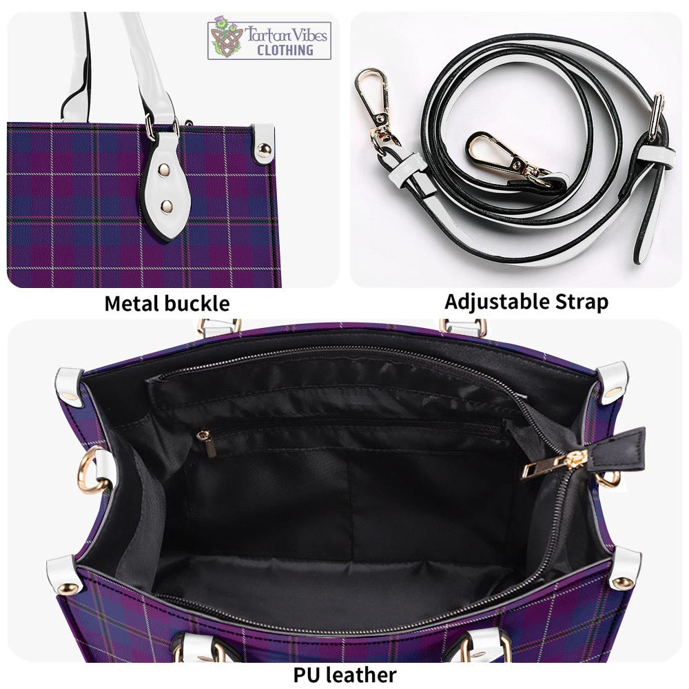 Tartan Vibes Clothing Glencoe Tartan Luxury Leather Handbags