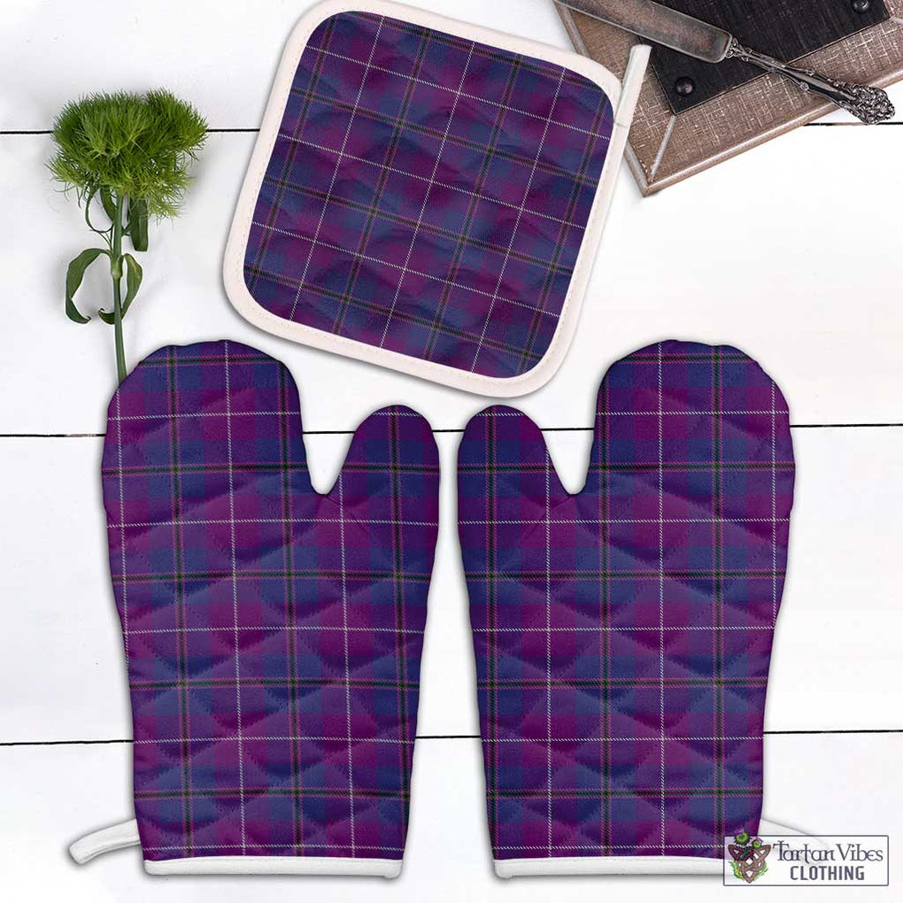 Glencoe Tartan Combo Oven Mitt & Pot-Holder Combo 1 Oven Mitt & 1 Pot-Holder White - Tartan Vibes Clothing