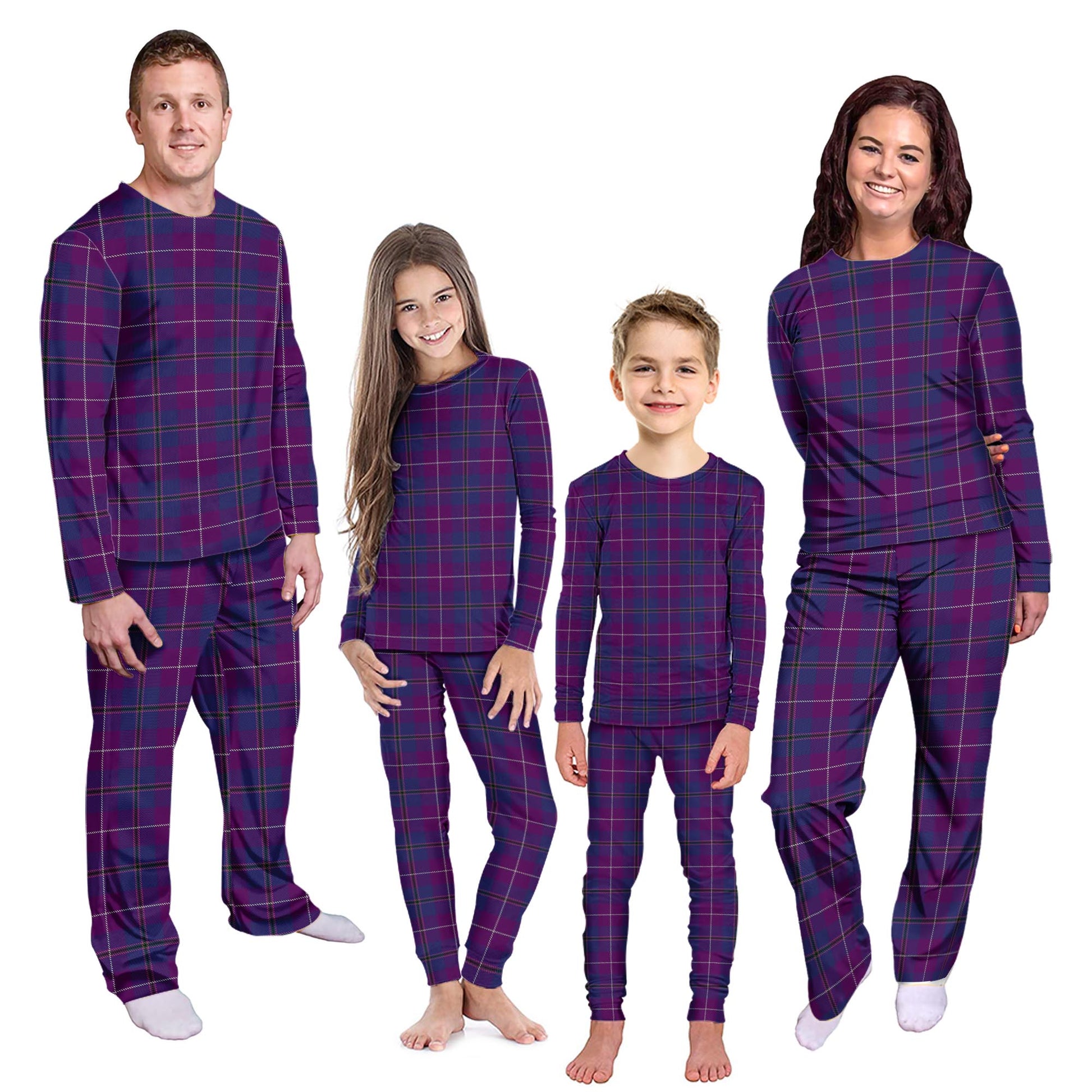 Glencoe Tartan Pajamas Family Set Kid - Tartan Vibes Clothing