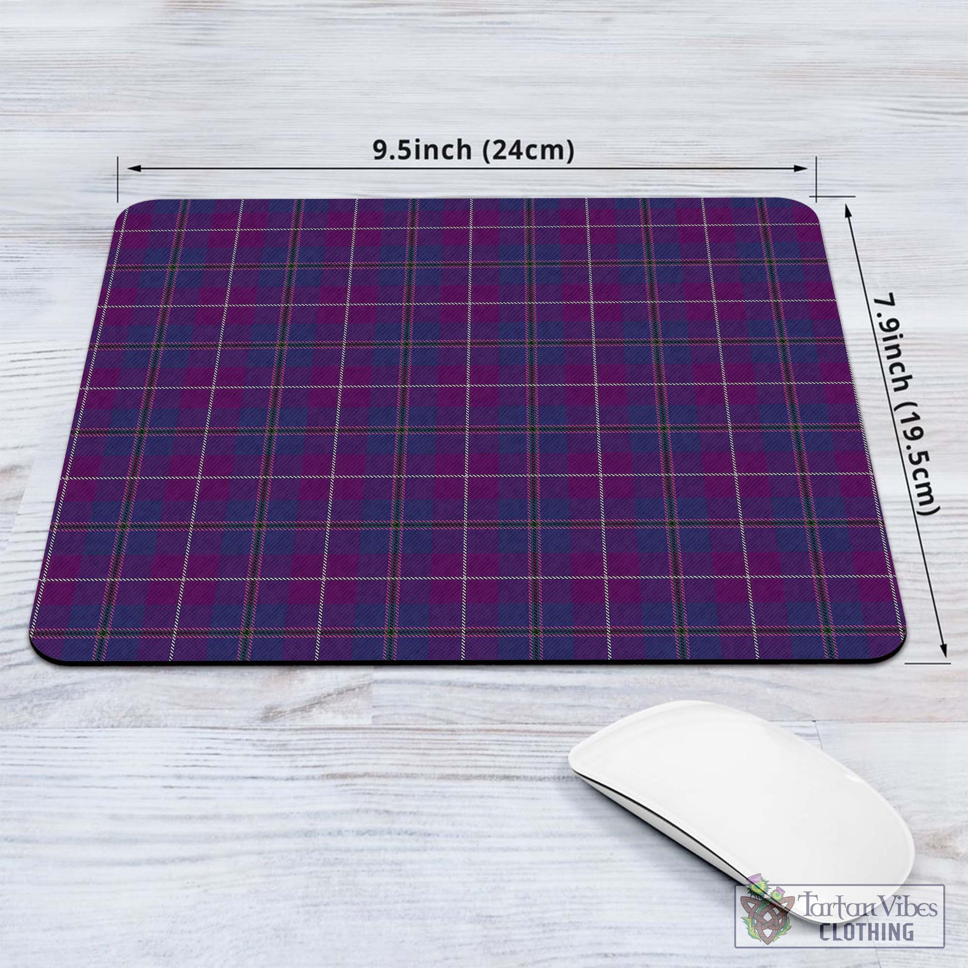 Tartan Vibes Clothing Glencoe Tartan Mouse Pad