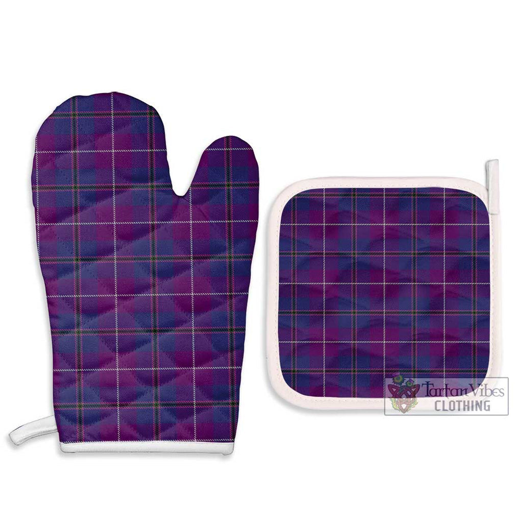 Glencoe Tartan Combo Oven Mitt & Pot-Holder Combo 1 Oven Mitt & 2 Pot-Holder White - Tartan Vibes Clothing