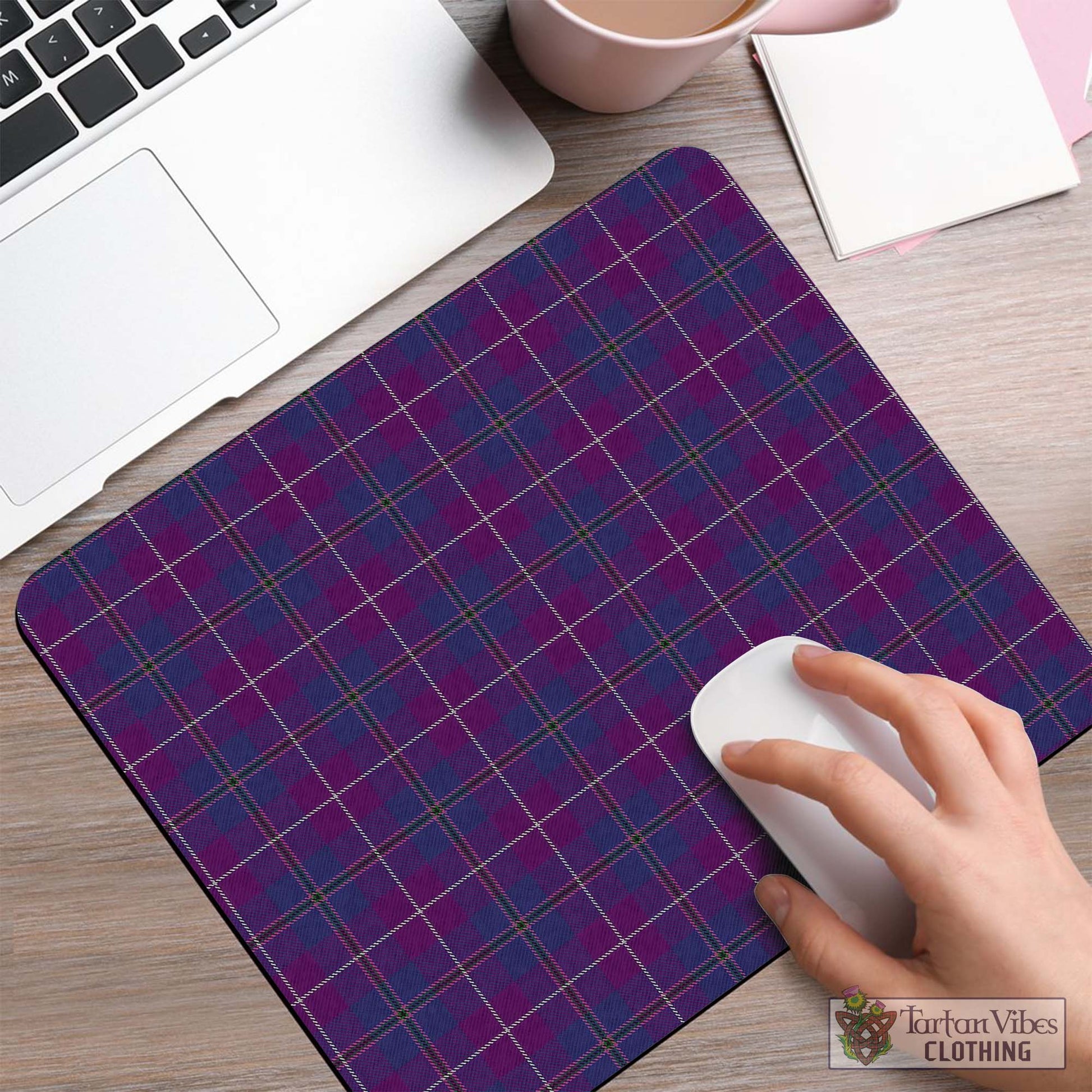 Tartan Vibes Clothing Glencoe Tartan Mouse Pad