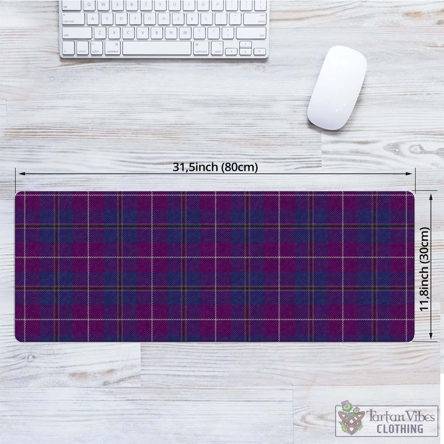 Tartan Vibes Clothing Glencoe Tartan Mouse Pad