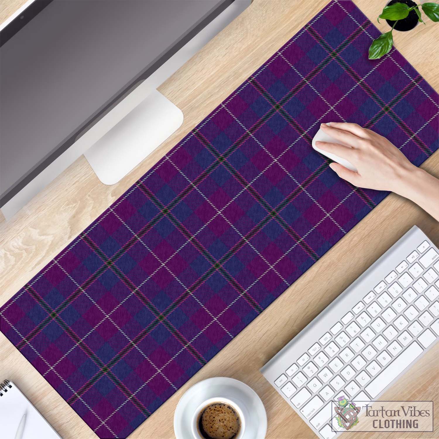 Tartan Vibes Clothing Glencoe Tartan Mouse Pad