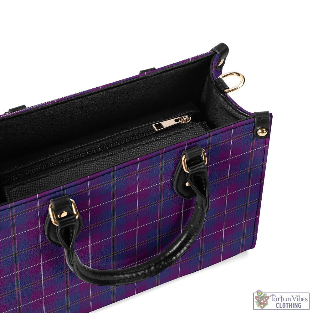 Tartan Vibes Clothing Glencoe Tartan Luxury Leather Handbags