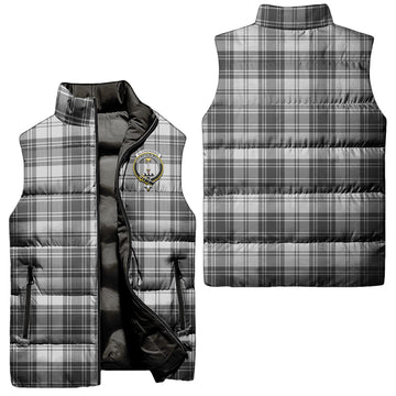 Glendinning Tartan Sleeveless Puffer Jacket with Family Crest