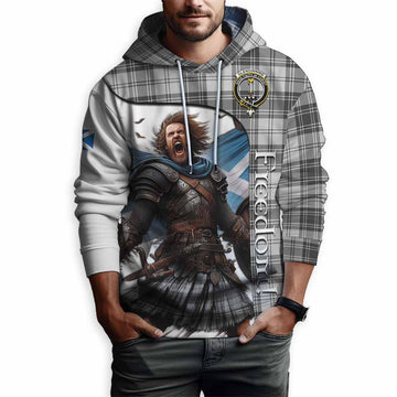 Glendinning Crest Tartan Hoodie Inspired by the Freedom of Scottish Warrior