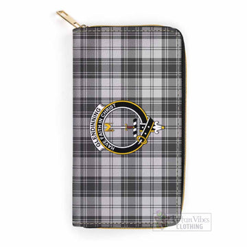 Glendinning Tartan Women's Leather Wallet with Family Crest One Size 19.7*10.5*3.5 cm - Tartan Vibes Clothing