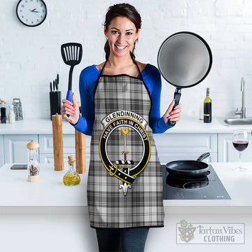 Glendinning Tartan Apron with Family Crest